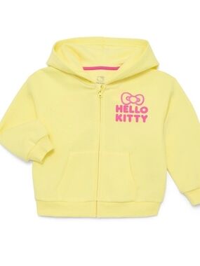 Hello Kitty Toddler Girl's Full Zip Graphic Hoodie